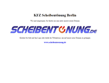 Tablet Screenshot of kfz-scheibentoenung.de